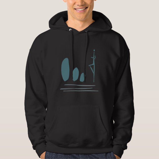 Veste À Capuche Pose de yoga (Devant)