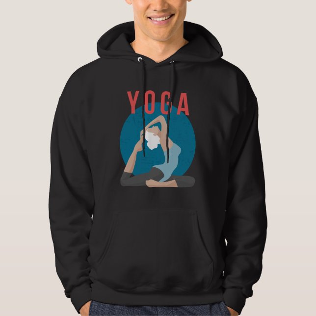 Veste À Capuche Pose de yoga (Devant)