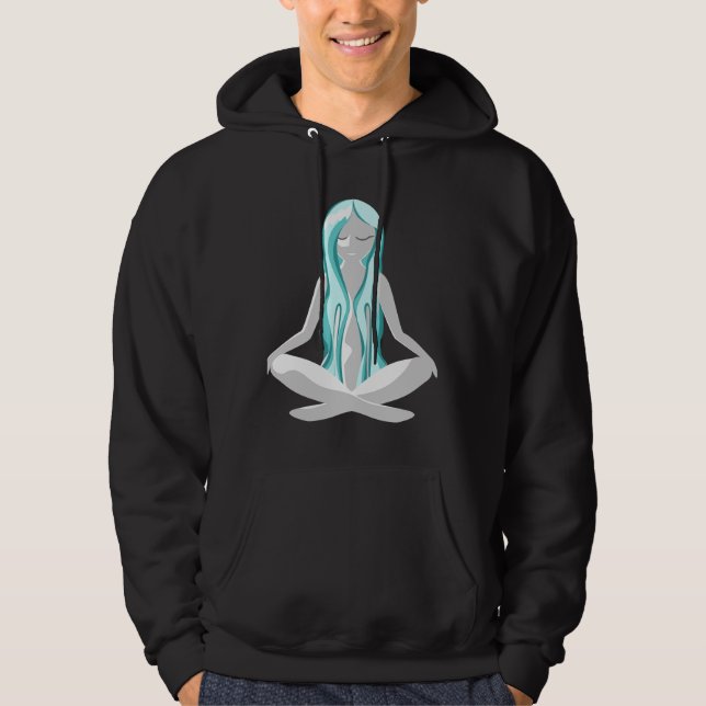 Veste À Capuche Pose de yoga 61 (Devant)