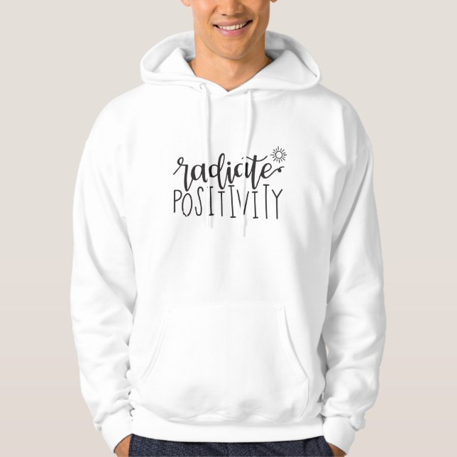 Veste À Capuche Positivité du rayonnement avec le soleil (Devant)