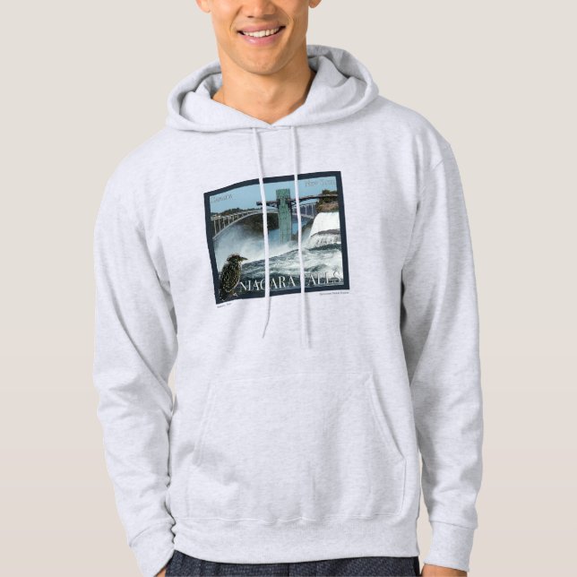 Veste À Capuche Poster de Niagara Falls (Devant)