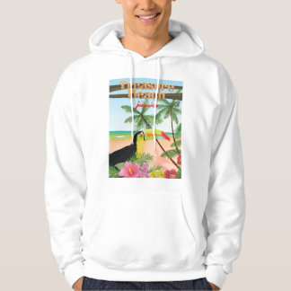 Veste À Capuche Poster de voyage de Treasure Beach Jamaïque
