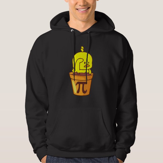 Veste À Capuche Pot de poulet Pi Fantastique journée des maths (Devant)