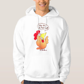 Veste À Capuche Poulet drôle peu de poulet T de bande dessinée du
