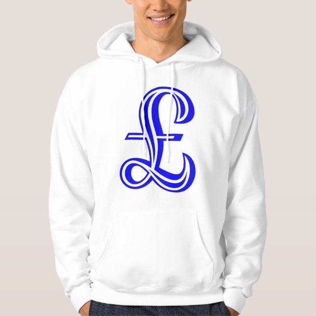 Veste À Capuche Pound Sterling - Bleu (Devant)