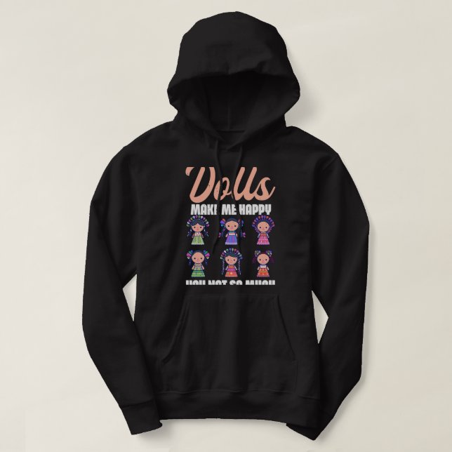 Veste À Capuche Poupées Me Rendre Heureux Kawaii Dolly Lover Colle (Design devant)