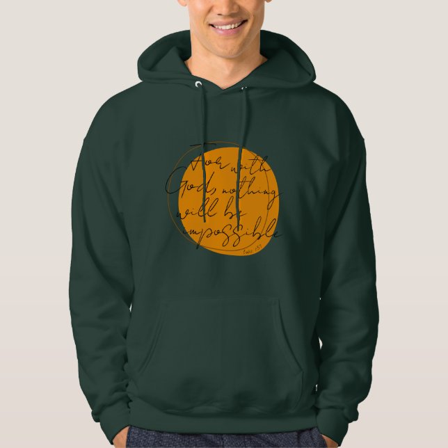 Veste À Capuche Pour Dieu (Devant)