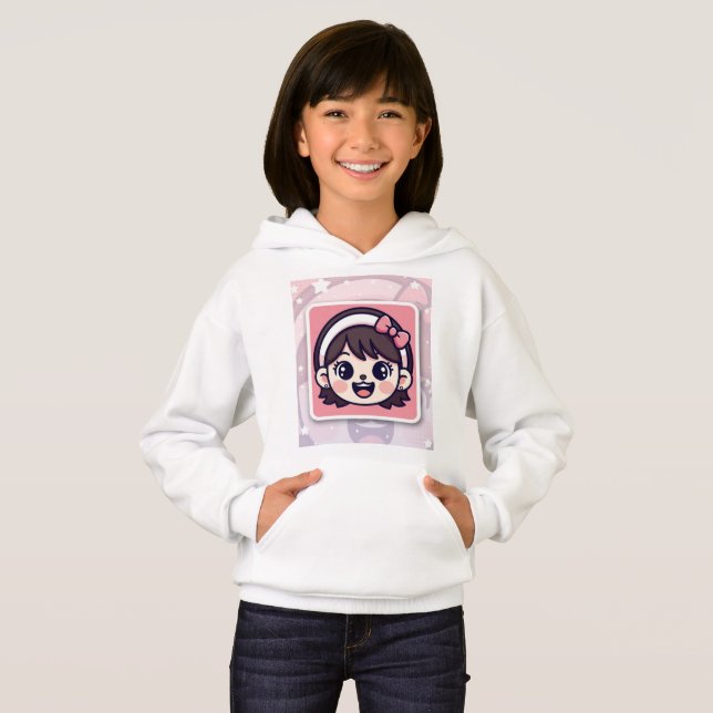Veste à capuche pour enfants (Devant entier)
