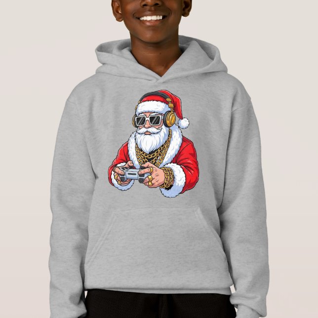 Veste à capuche pour enfants de Noël (Devant)