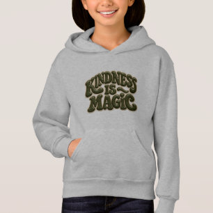 Veste à capuche pour enfants Kindness Is Magic 3D