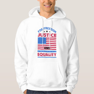 Veste À Capuche Pour la liberté, la justice et l'égalité