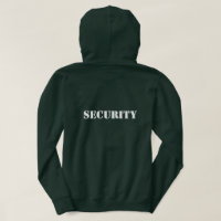 Veste à capuche pour le personnel de sécurité d'év