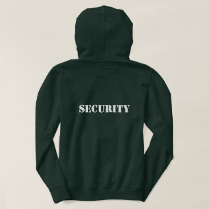 Veste à capuche pour le personnel de sécurité d'év