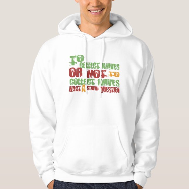Veste À Capuche Pour rassembler des couteaux (Devant)