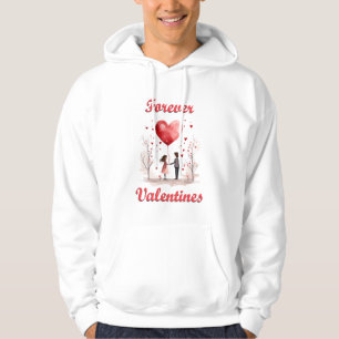 Veste À Capuche Pour toujours les Valentines !