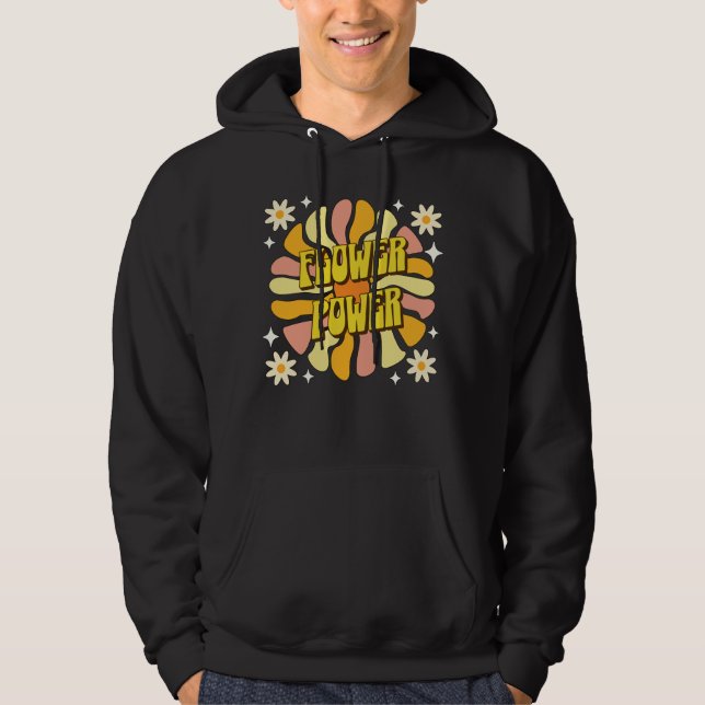 Veste À Capuche Pouvoir des Fleurs (Devant)