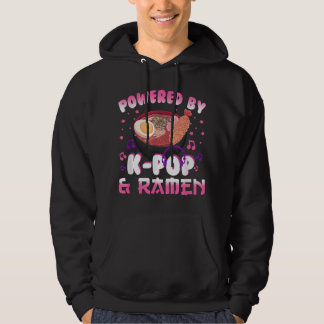 Veste À Capuche Powered by K pop et Ramen Kpop Kawaii Anime Gift