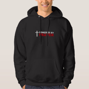 Veste À Capuche Powered by Prayer Novelty Christian Short Sleeve T