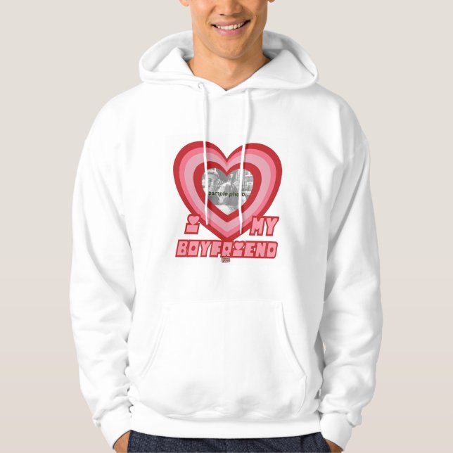 Veste À Capuche PowerPuff Dingus Heart - BOYFRIEND (Devant)