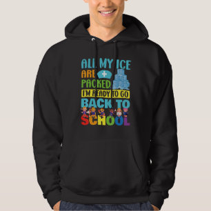 Veste À Capuche Premier jour de retour à l'école Infirmière Infirm