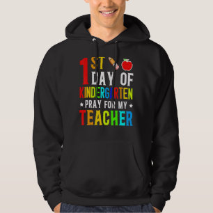 Veste À Capuche Premier Jour D'Enfance Priez Pour Mon Professeur D