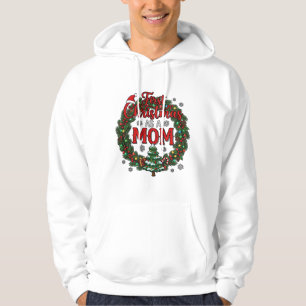 Veste À Capuche Premier Noël en tant que couronne de pin de l'arbr