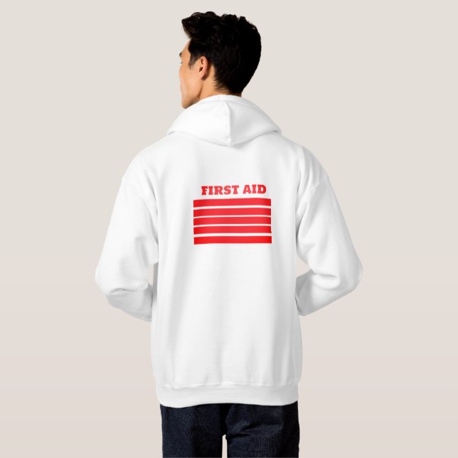 VESTE À CAPUCHE PREMIERS SECOURS (Dos entier)