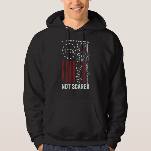 Veste À Capuche Préparé sans effroi 2e amendement Ar15 Rifle Pro (Devant)