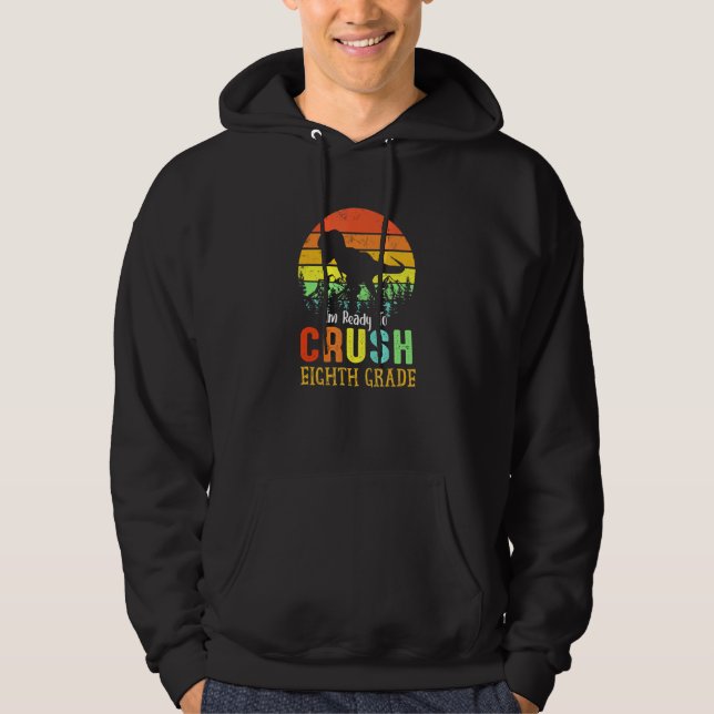 Veste À Capuche Prêt À Écraser La Huitième Classe (Devant)