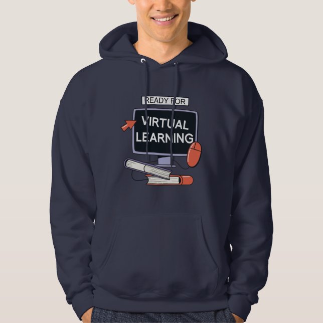 Veste À Capuche Prêt pour l'apprentissage virtuel (Devant)