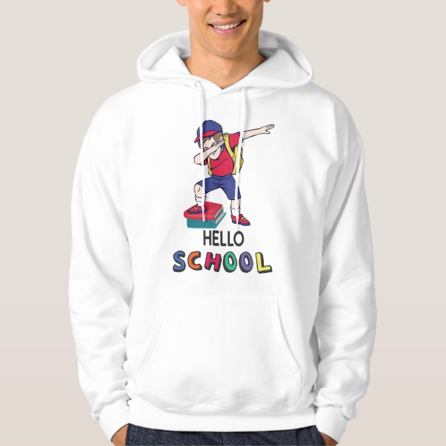 Veste À Capuche Prêt pour l'école en ligne (Devant)