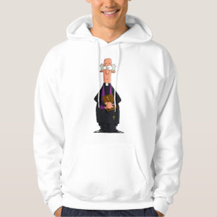 Veste À Capuche Prêtre tenant la Bible IFunny Caractère du clergé