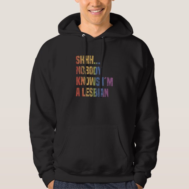 Veste À Capuche Pride Gay Lgbt Lesbian Rainbow Flag Bisexual Queer (Devant)