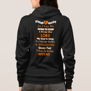 Veste À Capuche Prière du guerrier...CRPS