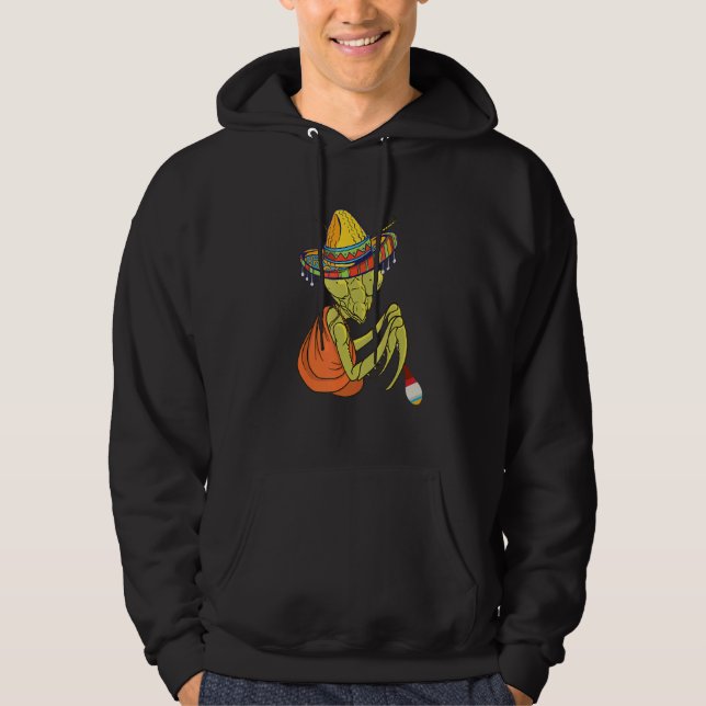 Veste À Capuche Prière Mantis Sombrero Insect Prier Mantis Bug (Devant)