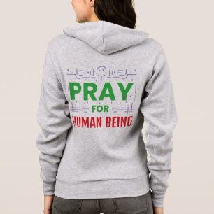 Veste À Capuche Priez Pour L'Être Humain