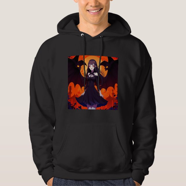 VESTE À CAPUCHE PRINCESS VAMPIRE DES BATS - GOTHIQUE (Devant)
