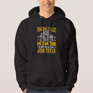 Veste À Capuche Principal Cellist Job Titre Chef Violoniste Cello