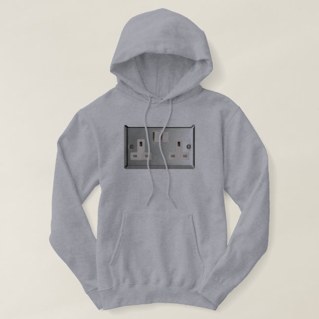 Veste À Capuche Prise USB AC BS 1363 [British Standard] (Design devant)