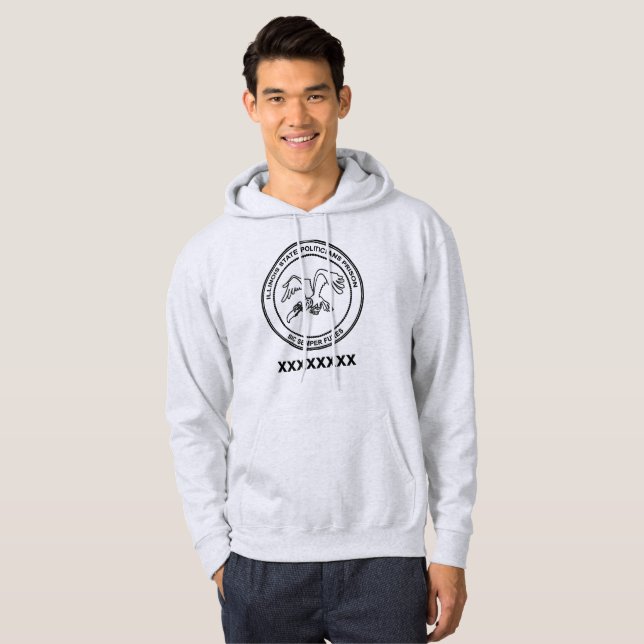 Veste À Capuche Prison des politiciens de l'Illinois (Devant entier)