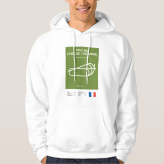 Veste À Capuche Prix De L'Arc De Triomphe Racing Hoodie Minimalist