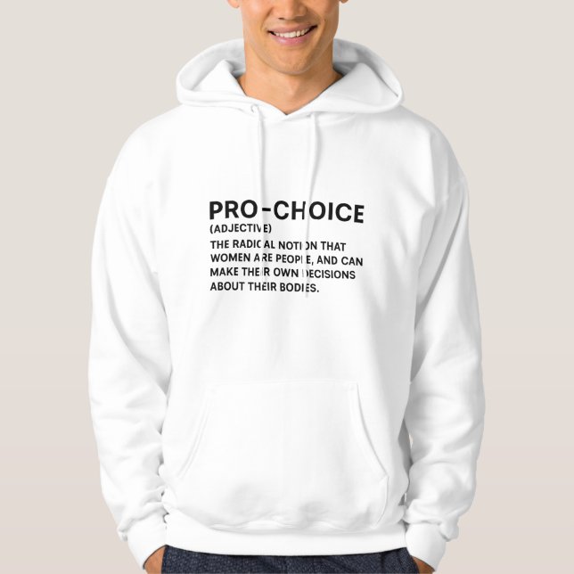 Veste À Capuche Pro-Choice (Devant)