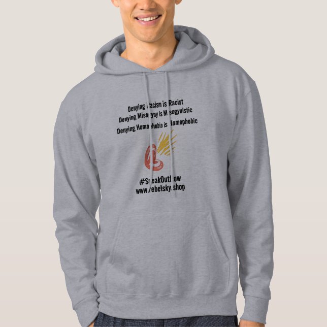 Veste À Capuche Pro LGBTQ BLM et Womens Rights Hoody (Devant)