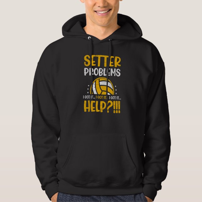 Veste À Capuche Problèmes de Passeur J'ai Compris Aide Net Spike J (Devant)
