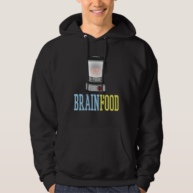Veste À Capuche processeur d'aliments cérébraux (Devant)