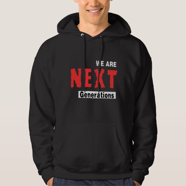 Veste À Capuche Prochains sweats à capuche – Motivation & Inspirat (Devant)