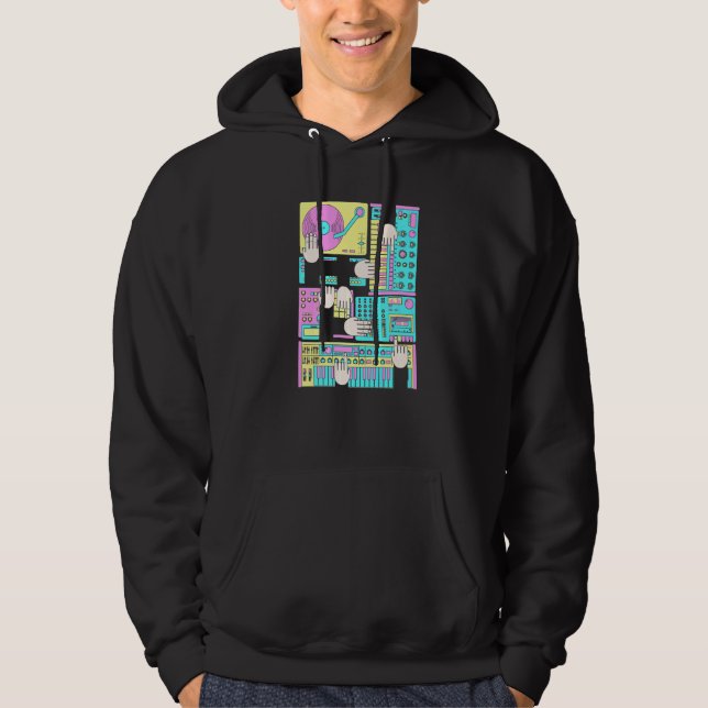 Veste À Capuche Producteur De Musique Électronique Beatmaker Dj 1 (Devant)