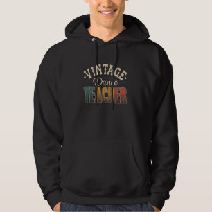 Veste À Capuche Professeur de danse vintage rétro enseignant aux f