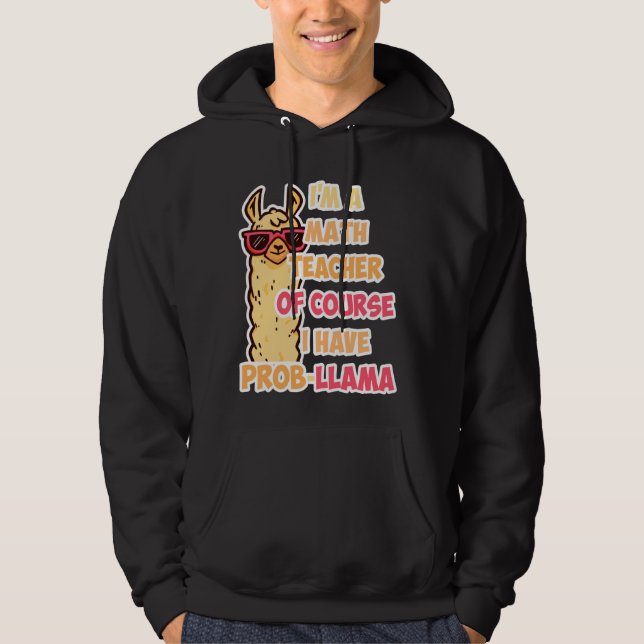 Veste À Capuche Professeur De Maths Je Suis Enseignant De Maths Bi (Devant)