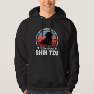 Veste À Capuche Professeur de physique amateur de chien Shih Tzu